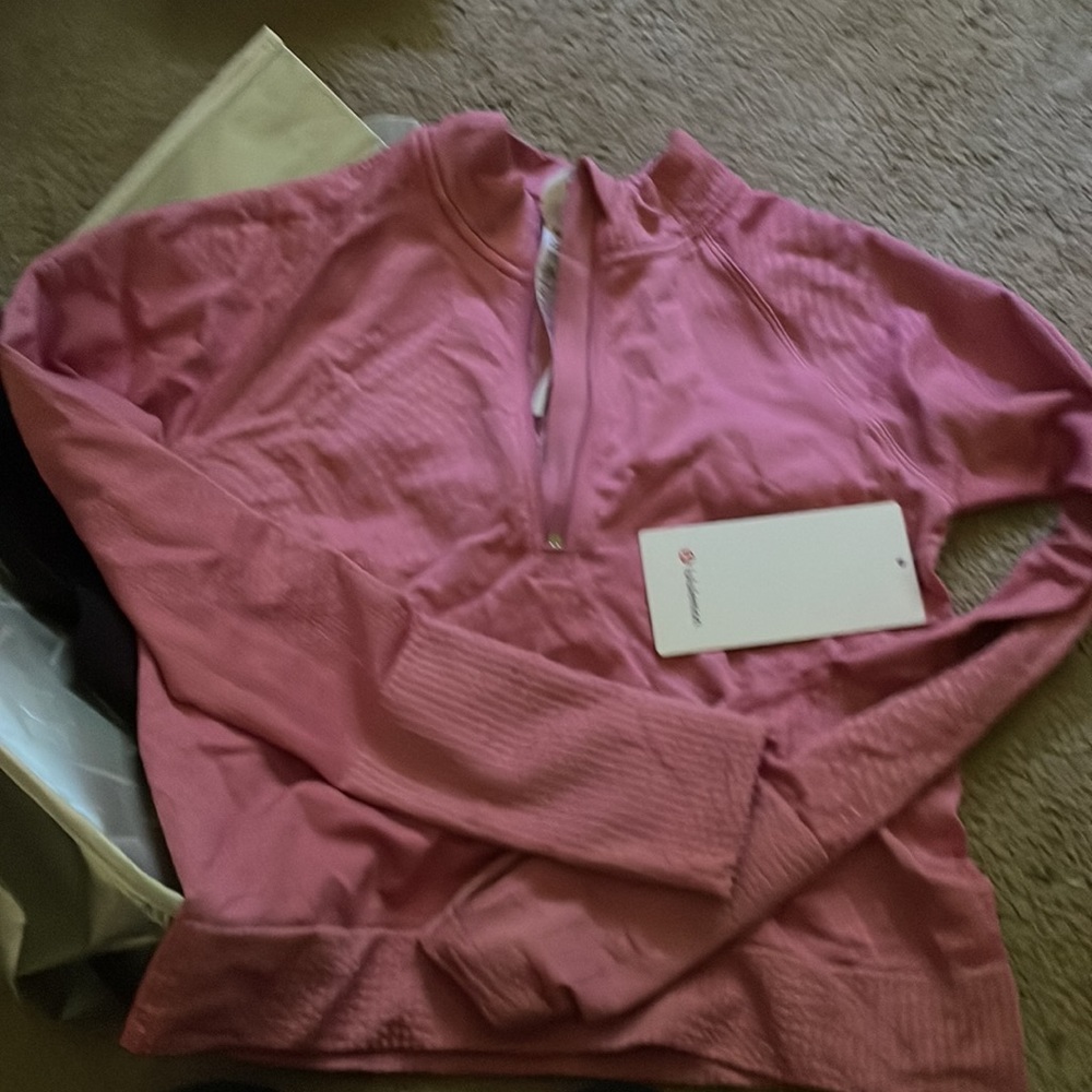 Lululemon half zip pink jacket - Picture 2 of 4